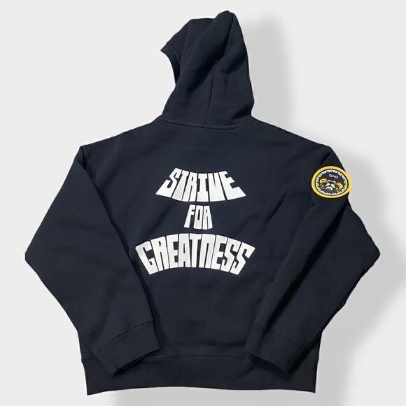 Nike LeBron Boys Oversized Fit Basketball Hoodie Black Size M DV3083-010 New - Picture 5 of 10